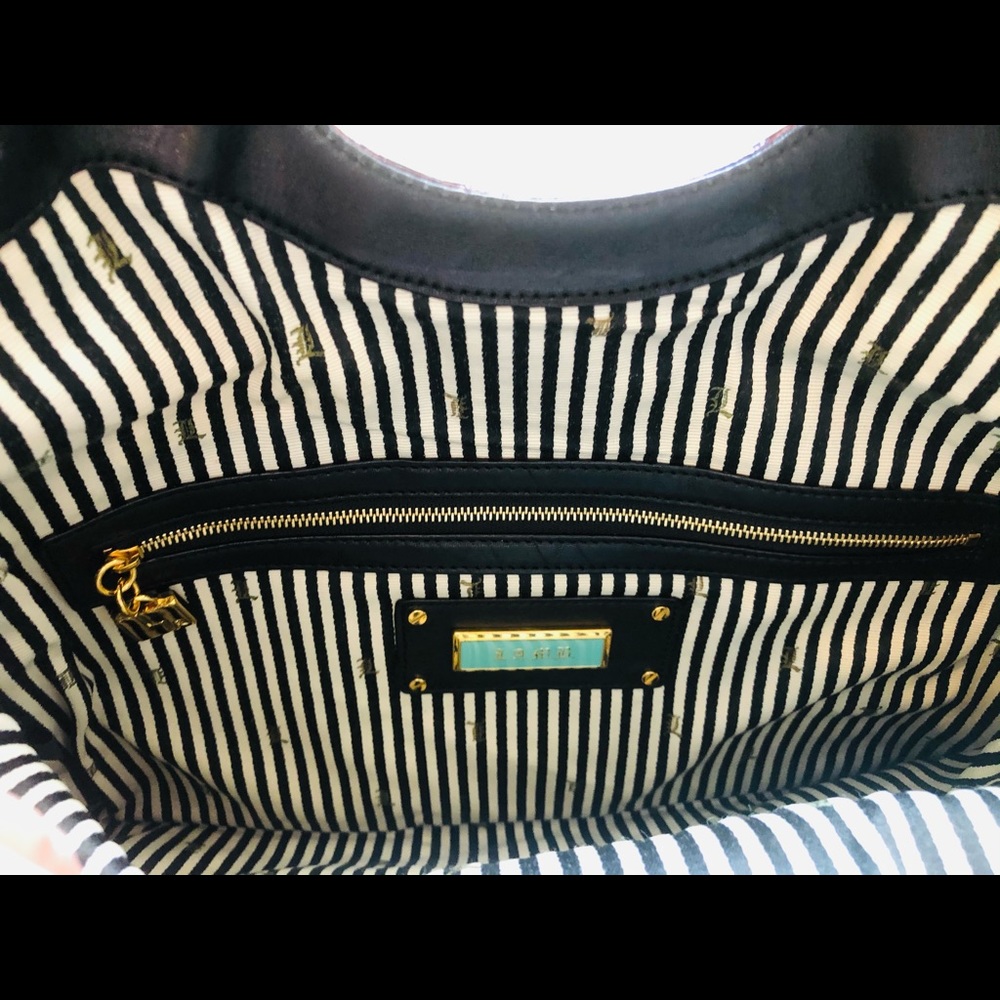 L.A.M.B. Gwen Stefani Foldover Clutch Handbag